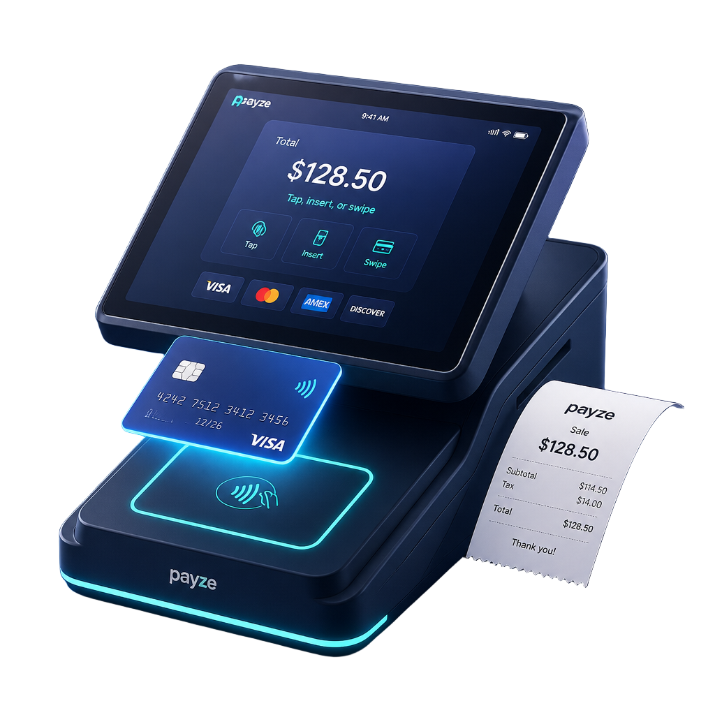 3D point of sale terminal